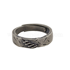 Adjustable Vintage Brass Cuff Open Rings&nbsp;FS-WGF2456-01