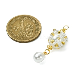 Glass Seed Beaded Teardrop Pendants&nbsp;PALLOY-MZ00516