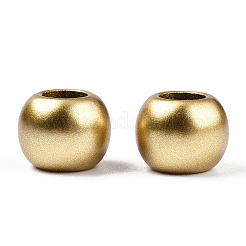 Rondelle Spray Painted Acrylic Beads&nbsp;ACRP-WH0003-01B