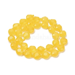 Dyed Natural White Jade Beads Strands&nbsp;G-C116-A181-01A