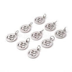 Non-Tarnish 304 Stainless Steel Charms&nbsp;STAS-Q201-T446S