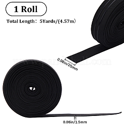 Flat Polyester Non-Slipped Elastic Cord&nbsp;OCOR-GF0003-16B-01