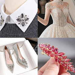 100PCS 10Style Sew on Rhinestone&nbsp;RGLA-GF0001-12B