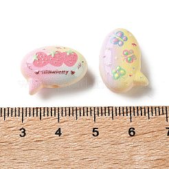 Opaque Printed Acrylic Beads&nbsp;AC-CBA6251-03