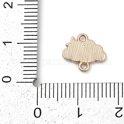 Alloy Enamel Star Cloud Connector Charms&nbsp;PALLOY-V001-04B