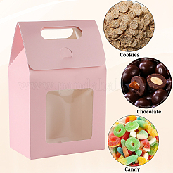 Rectangle Paper Gift Boxes with Clear Window&nbsp;CON-WH20003-02B