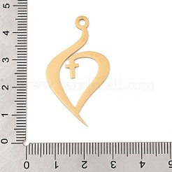 201 Stainless Steel Pendants&nbsp;STAS-Z109-04G