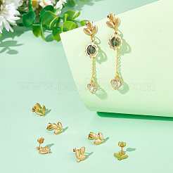 20Pcs 304 Stainless Steel Stud Earring Findings&nbsp;STAS-UN0058-18