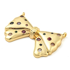 Rack Plating Brass Micro Pave Cubic Zirconia Pendants&nbsp;KK-C044-12G
