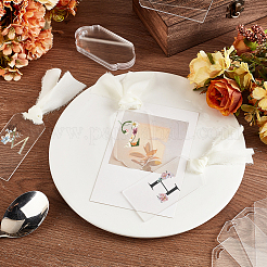 24Pcs Rectangle Acrylic Blank Name Cards&nbsp;AJEW-GO0002-12