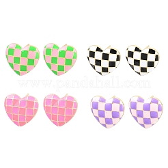 Brass Stud Earrings&nbsp;EJEW-G471-38G