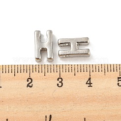 Platinum Plated Alloy Beads&nbsp;PALLOY-CJC0001-64P-H