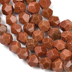 Synthetic Goldstone Beads Strands&nbsp;GG-CBA199E-A01-6mm