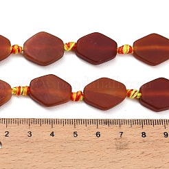 Natural Carnelian Beads Strands&nbsp;G-A321-R06-01
