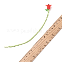 Flower Acrylic Bookmarks&nbsp;AJEW-TA00064