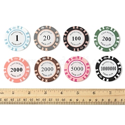 16Pcs 8 Colors Opaque Acrylic Pendants&nbsp;OACR-FS0002-21