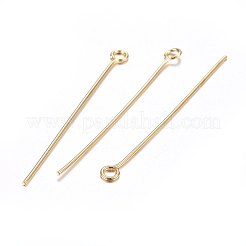 304 Stainless Steel Eye Pins&nbsp;X-STAS-F174-10G-C