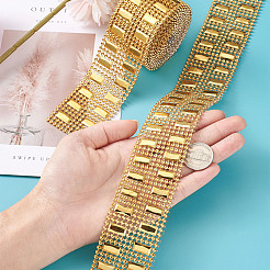 8 Rows Plastic Diamond Mesh Wrap Roll Rhinestone Crystal Ribbon Cake Wedding Decoration&nbsp;DIY-TAC0005-16