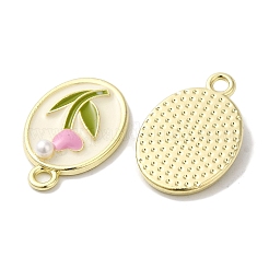 Rack Plating Alloy Enamel Pendants&nbsp;X-FIND-I039-033G