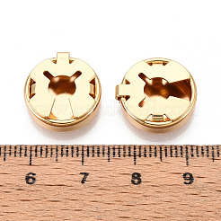 Brass Cufflinks&nbsp;KK-T074-63G-01-NR