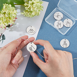 316 Surgical Stainless Steel Pendants&nbsp;STAS-FH0001-30P