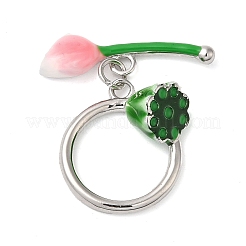 Brass Enamel Toggle Clasps&nbsp;KK-C028-15P