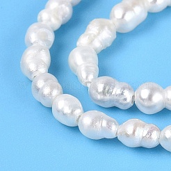 Natural Nucleated Pearl Beads Strands&nbsp;PEAR-N012-02O-01