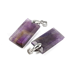 Natural Amethyst Faceted Pendants&nbsp;G-L623-03P-06
