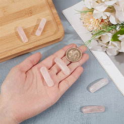 6Pcs Natural Rose Quartz  Connector Charms&nbsp;G-OC0005-91C