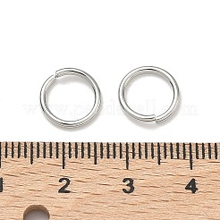 Non-Tarnish 304 Stainless Steel Open Jump Rings&nbsp;X-STAS-E067-08-10mm