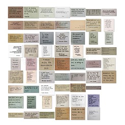 60Pcs Inspirational Wisdom Word Paper Stickers Set&nbsp;DIY-C062-04