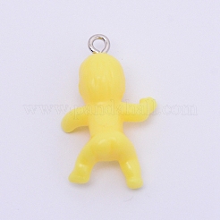 Opaque Plastic Pendants&nbsp;KY-WH0024-12D