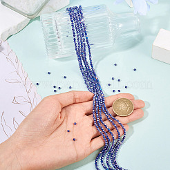 10 Strands Baking Electroplate Glass Beads Strands&nbsp;GLAA-BW0001-01