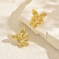 Stainless Steel Butterfly Stud Earrings&nbsp;TM3279