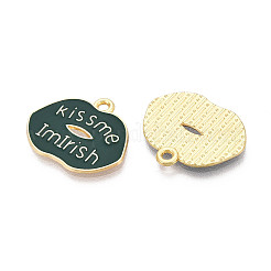 Irish Alloy Enamel Pendants&nbsp;ENAM-T023-03B