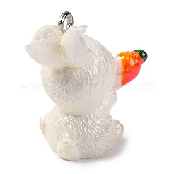 Animal Theme Resin Pendants&nbsp;RESI-S010-04G