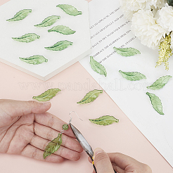 300Pcs 6 Styles Transparent Acrylic Pendants&nbsp;FIND-DR0001-41