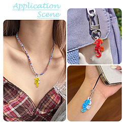 8Pcs 8 Styles Handmade Lampwork Pendants&nbsp;LAMP-TA0001-98