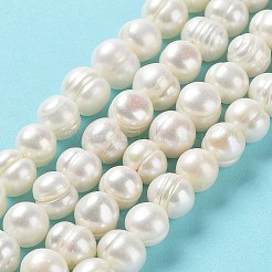 Natural Cultured Freshwater Pearl Beads Strands&nbsp;PEAR-E019-02