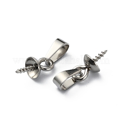 304 Stainless Steel Cup Peg Bails&nbsp;FIND-WH0110-053B-P