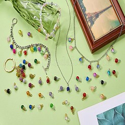 48Pcs 12 Colors Handmade Polymer Clay Rhinestone Pendants&nbsp;PALLOY-SW0027