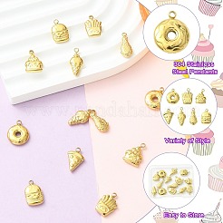 14Pcs 7 Styles 304 Stainless Steel Pendants&nbsp;STAS-CJ0003-55