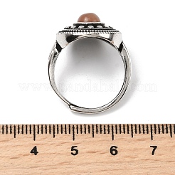 Natural Gemstone Finger Rings&nbsp;RJEW-A084-07AS
