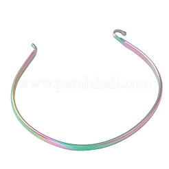 Ion Plating(IP) 304 Stainless Steel Cuff Bangle Making&nbsp;LS-STAS-H154-01MC