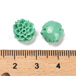 Synthetic Coral 3D Flower Rose Beads&nbsp;CORA-L046-A05