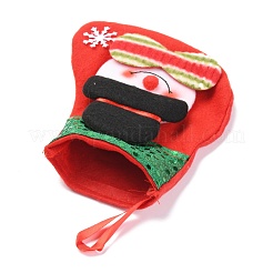 Cloth Hanging Christmas Stocking&nbsp;HJEW-B003-15