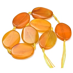 Natural Yellow Agate Beads Strands&nbsp;G-A321-H04-01
