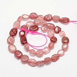 Natural Strawberry Quartz Bead Strands&nbsp;G-L459-01
