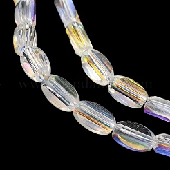 Electroplate Glass Beads Strands&nbsp;EGLA-P064-01A-AB02