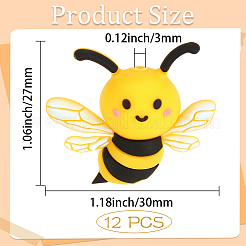 12Pcs Food Grade Eco-Friendly Silicone Focal Beads&nbsp;SIL-PA0001-49